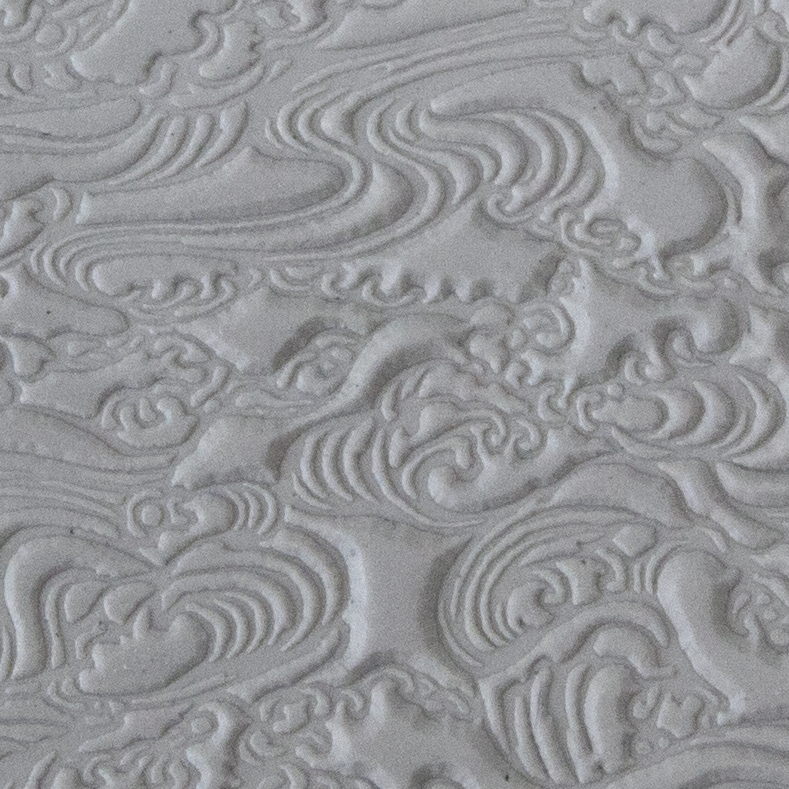 Texture Tile - Turbulence sample rolled into clay