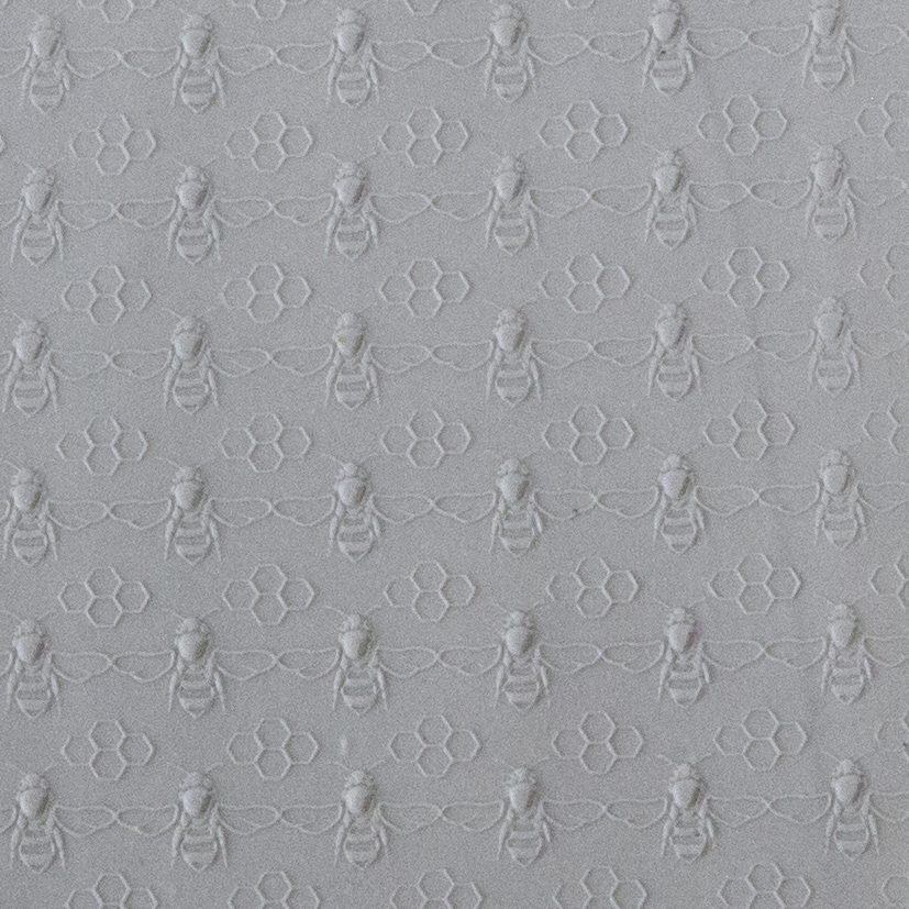 Texture Tile - Bee-Line Fineline sample rolled into clay