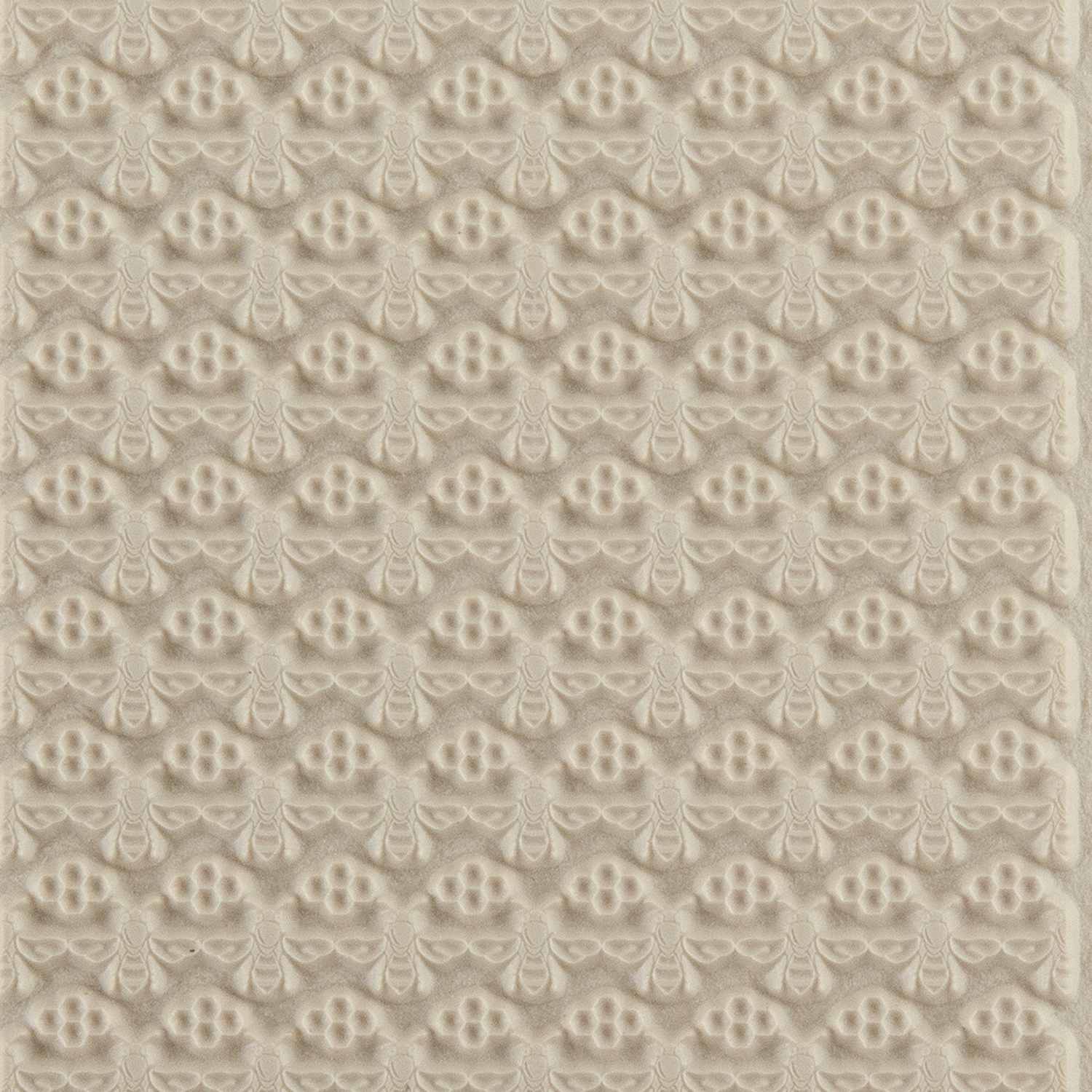 Texture Tile - Bee-Line. Texture Tiles are flexible, washable and can be used with any soft clay. Spritz with CoolSlip or dust on Dry Powder Release for stick-free impressions when using metal clay and polymer clay.