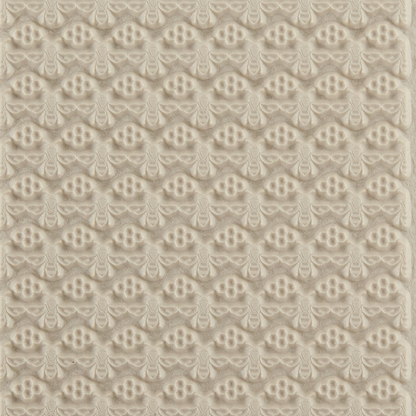 Texture Tile - Bee-Line. Texture Tiles are flexible, washable and can be used with any soft clay. Spritz with CoolSlip or dust on Dry Powder Release for stick-free impressions when using metal clay and polymer clay.