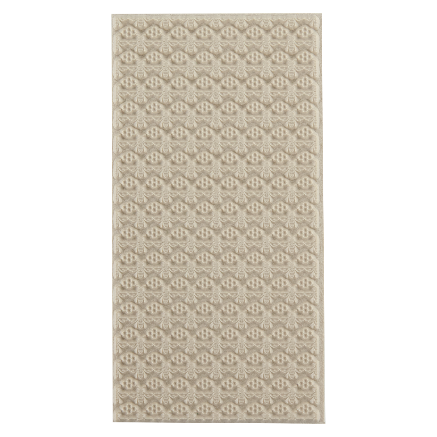 Texture Tile - Bee-Line. Texture Tiles are flexible, washable and can be used with any soft clay. Spritz with CoolSlip or dust on Dry Powder Release for stick-free impressions when using metal clay and polymer clay.