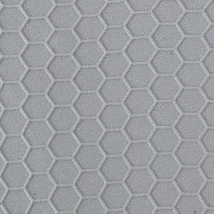 Texture Tile - Honeycomb Fineline sample rolled into clay
