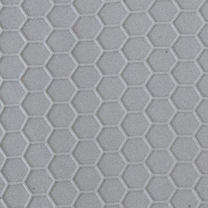 Texture Tile - Honeycomb Fineline sample rolled into clay