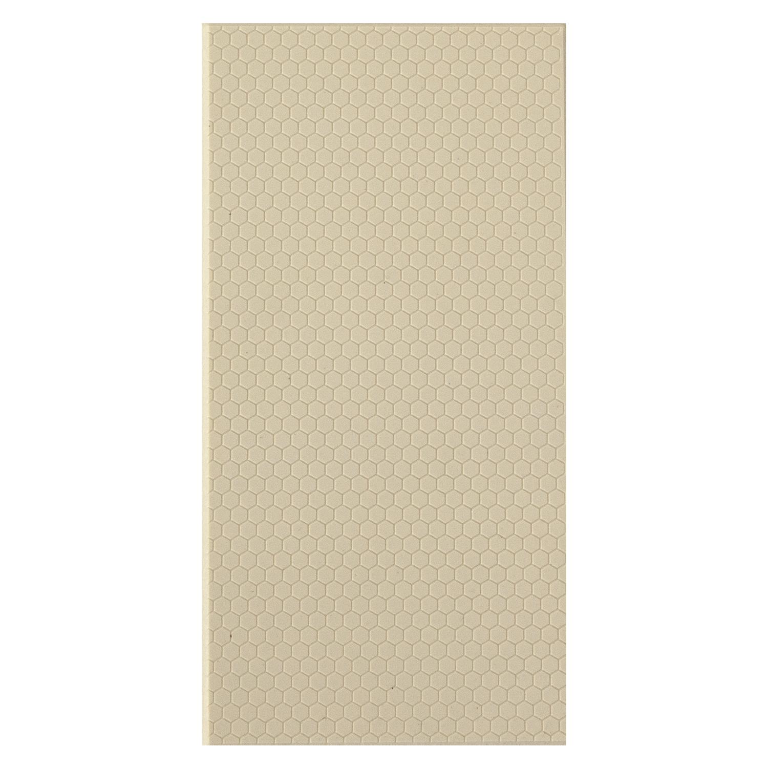 Texture Tile - Honeycomb Fineline. Beige Texture Tiles are flexible, washable and can be used with any soft clay. Spritz with CoolSlip or dust on Dry Powder Release for stick-free impressions when using metal clay and polymer clay.