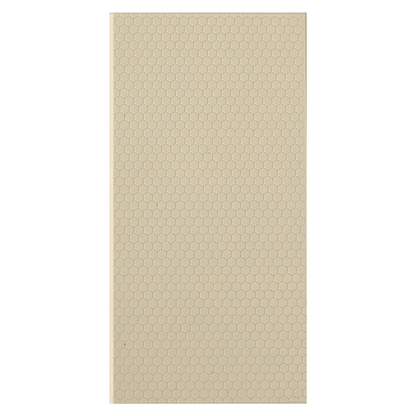 Texture Tile - Honeycomb Fineline. Beige Texture Tiles are flexible, washable and can be used with any soft clay. Spritz with CoolSlip or dust on Dry Powder Release for stick-free impressions when using metal clay and polymer clay.