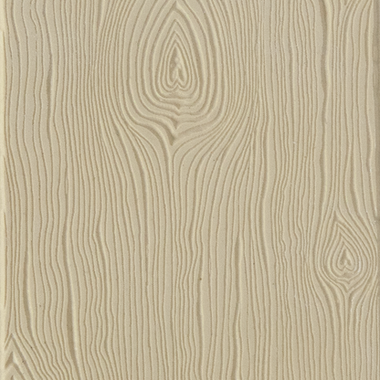 Texture Tile - Wood Grain Love. Beige Texture Tiles are flexible, washable and can be used with any soft clay. Spritz with CoolSlip or dust on Dry Powder Release for stick-free impressions when using metal clay and polymer clay.