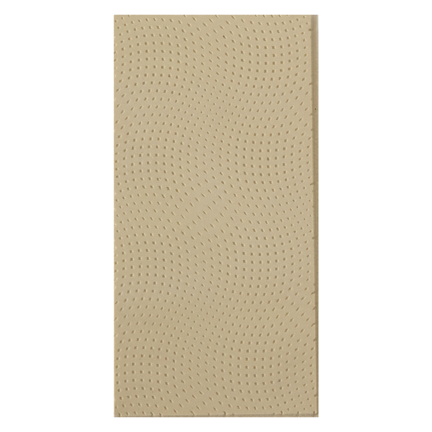 Texture Tile - Psychedelic Fineline. Beige Texture Tiles are flexible, washable and can be used with any soft clay. Spritz with CoolSlip or dust on Dry Powder Release for stick-free impressions when using metal clay and polymer clay.