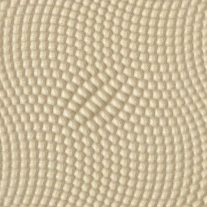 Texture Tile - Psychedelic. Beige Texture Tiles are flexible, washable and can be used with any soft clay. Spritz with CoolSlip or dust on Dry Powder Release for stick-free impressions when using metal clay and polymer clay.