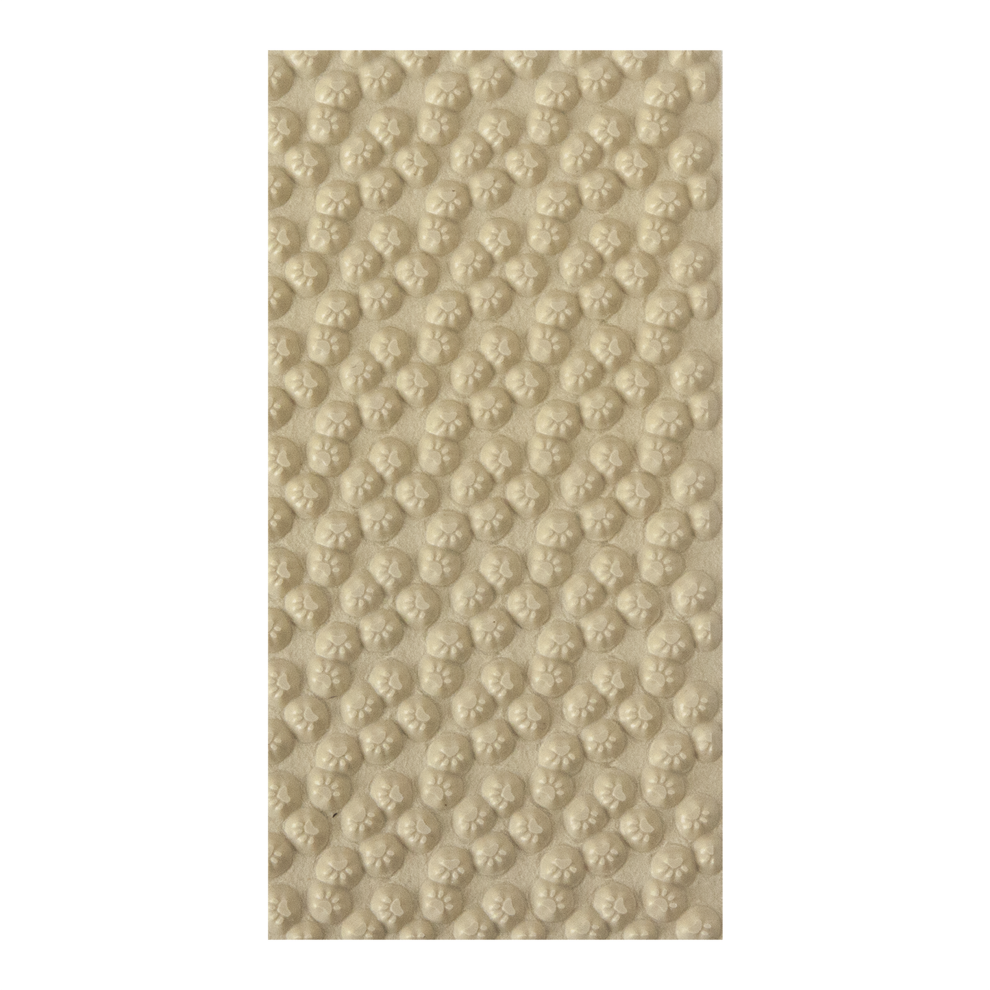 Texture Tile - Wipe Your Paws!. Beige Texture Tiles are flexible, washable and can be used with any soft clay. Spritz with CoolSlip or dust on Dry Powder Release for stick-free impressions when using metal clay and polymer clay.