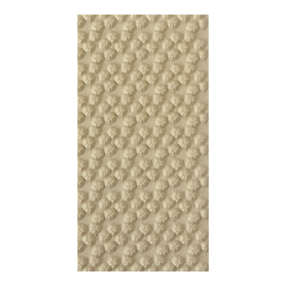 Texture Tile - Wipe Your Paws!. Beige Texture Tiles are flexible, washable and can be used with any soft clay. Spritz with CoolSlip or dust on Dry Powder Release for stick-free impressions when using metal clay and polymer clay.