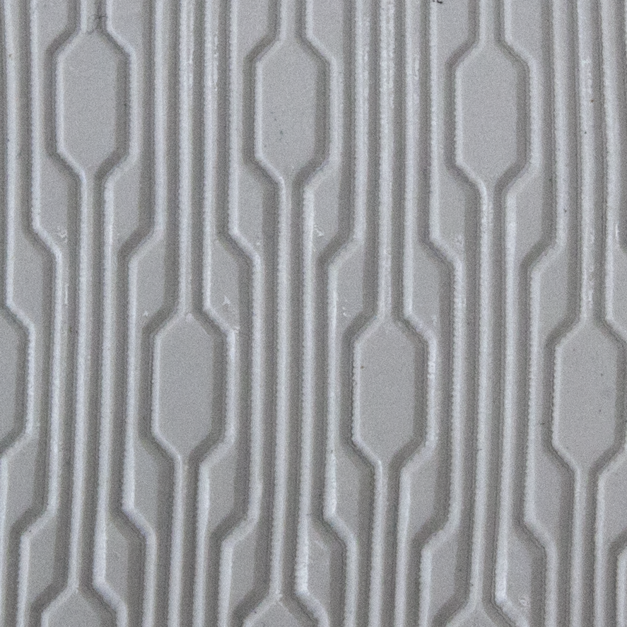 Texture Tile - Interlocking sample rolled into clay