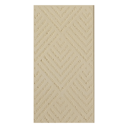 Texture Tile - Faded Square Pointers Embossed. Beige Texture Tiles are flexible, washable and can be used with any soft clay. Spritz with CoolSlip or dust on Dry Powder Release for stick-free impressions when using metal clay and polymer clay.. Beige Texture Tiles are flexible, washable and can be used with any soft clay. Spritz with CoolSlip or dust on Dry Powder Release for stick-free impressions when using metal clay and polymer clay.