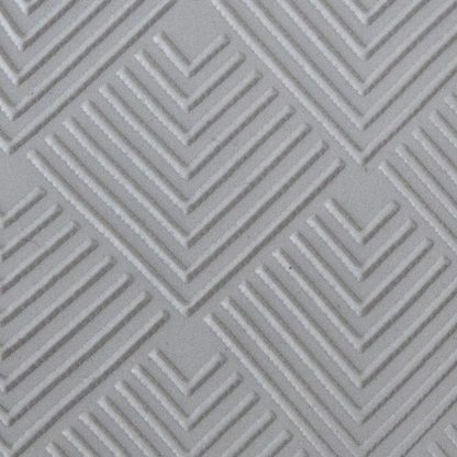 Texture Tile - 3D Squares sample rolled into clay