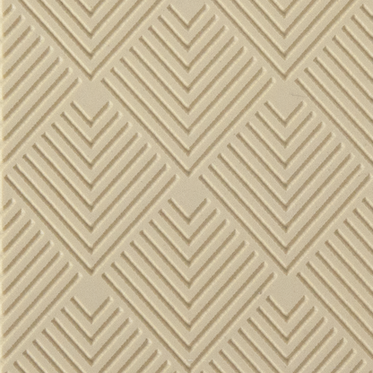 Texture Tile - 3D Squares. Beige Texture Tiles are flexible, washable and can be used with any soft clay. Spritz with CoolSlip or dust on Dry Powder Release for stick-free impressions when using metal clay and polymer clay.