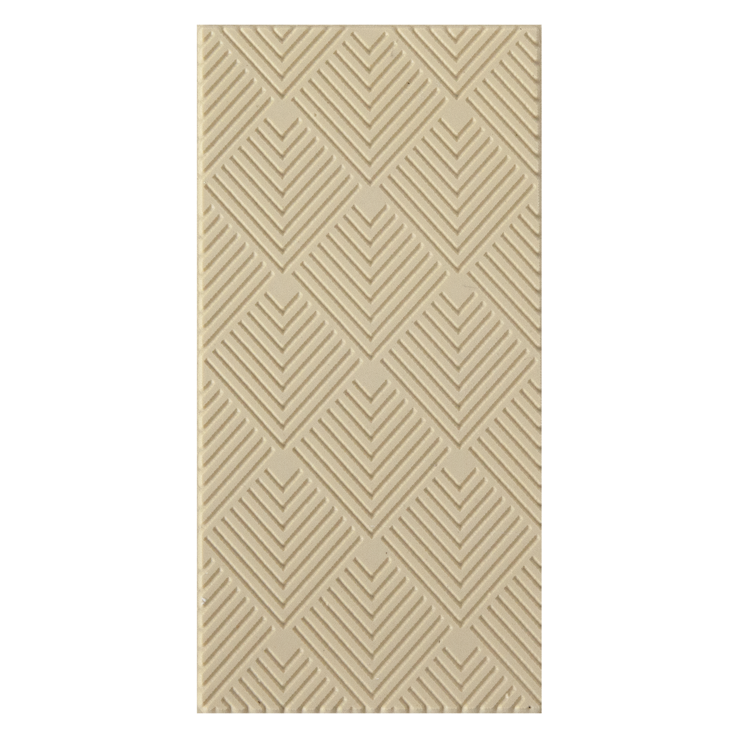 Texture Tile - 3D Squares. Beige Texture Tiles are flexible, washable and can be used with any soft clay. Spritz with CoolSlip or dust on Dry Powder Release for stick-free impressions when using metal clay and polymer clay.
