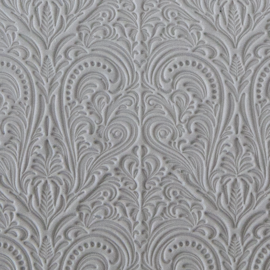 polymer clay sample of Texture Tile - Victorian Tapestry