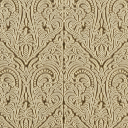 beige silicone Texture Tile - Victorian Tapestry