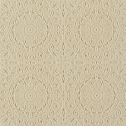 Texture Tile - Heart Laced. Beige Texture Tiles are flexible, washable and can be used with any soft clay. Spritz with CoolSlip or dust on Dry Powder Release for stick-free impressions when using metal clay and polymer clay.