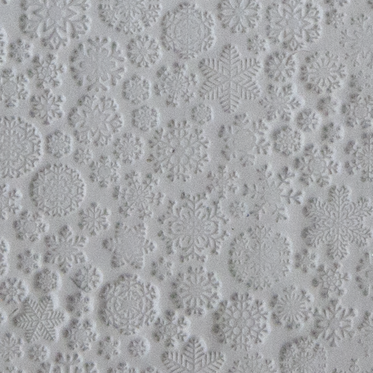 polymer clay sample of Texture Tile - Snow Day