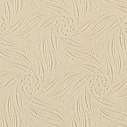 Texture Tile - Vortex Jungle. Beige Texture Tiles are flexible, washable and can be used with any soft clay. Spritz with CoolSlip or dust on Dry Powder Release for stick-free impressions when using metal clay and polymer clay.