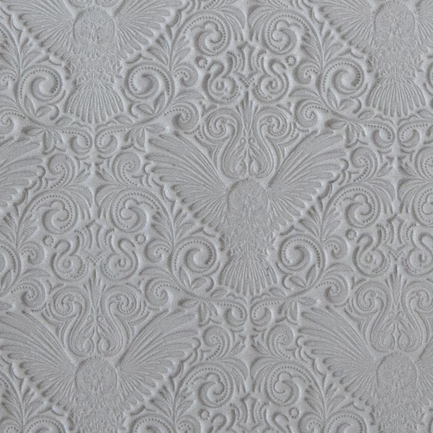 Texture Tile - Owl's Nest sample rolled into clay