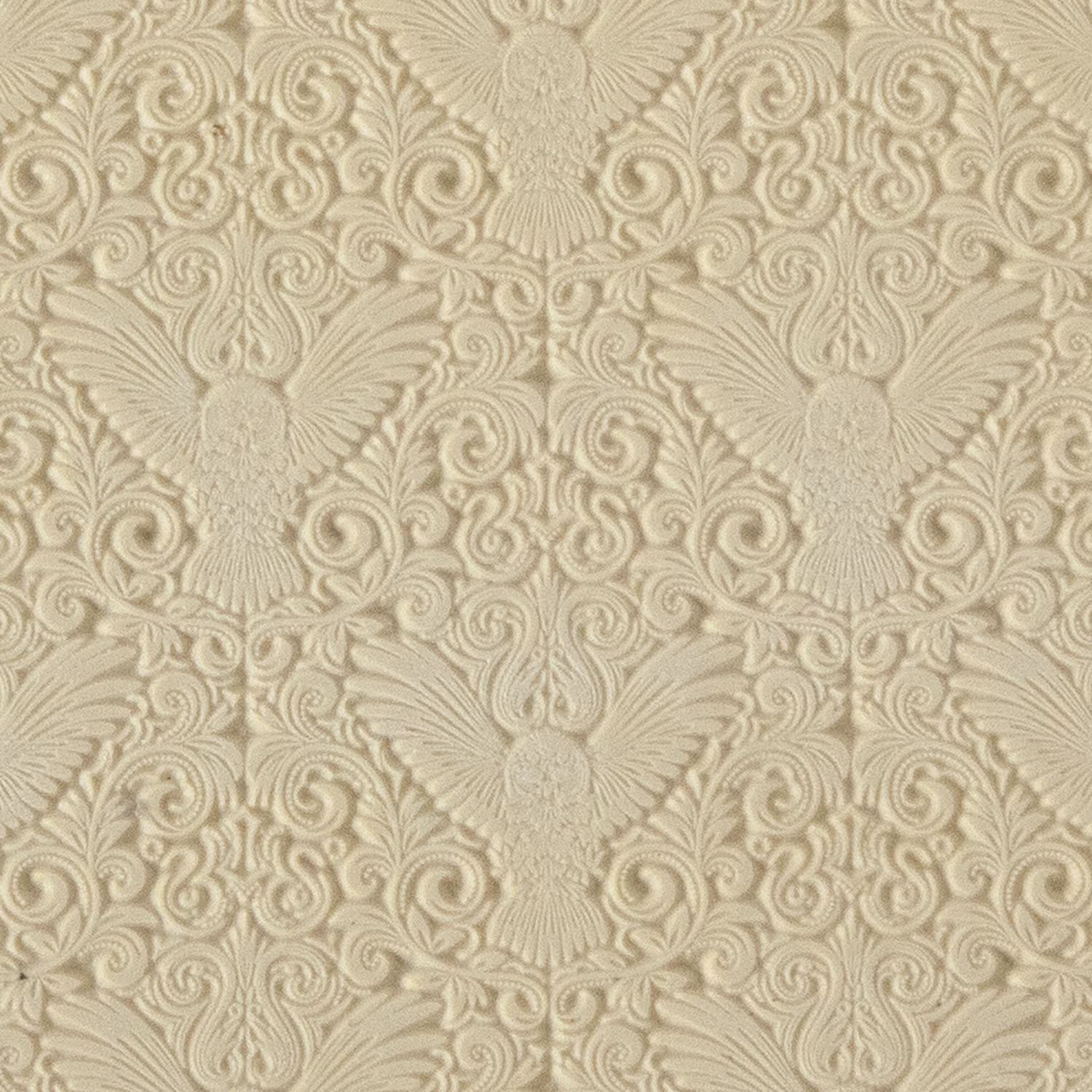 Texture Tile - Owl's Nest. Beige Texture Tiles are flexible, washable and can be used with any soft clay. Spritz with CoolSlip or dust on Dry Powder Release for stick-free impressions when using metal clay and polymer clay.
