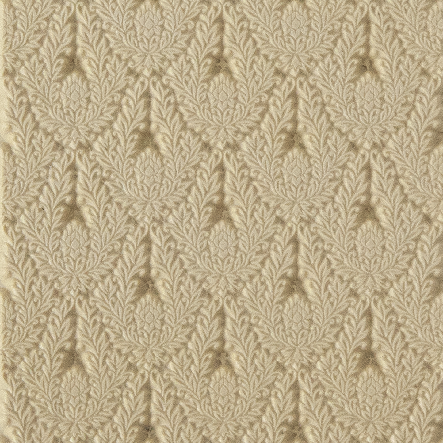 Texture Tile - Blooming Lotus. Beige Texture Tiles are flexible, washable and can be used with any soft clay. Spritz with CoolSlip or dust on Dry Powder Release for stick-free impressions when using metal clay and polymer clay.
