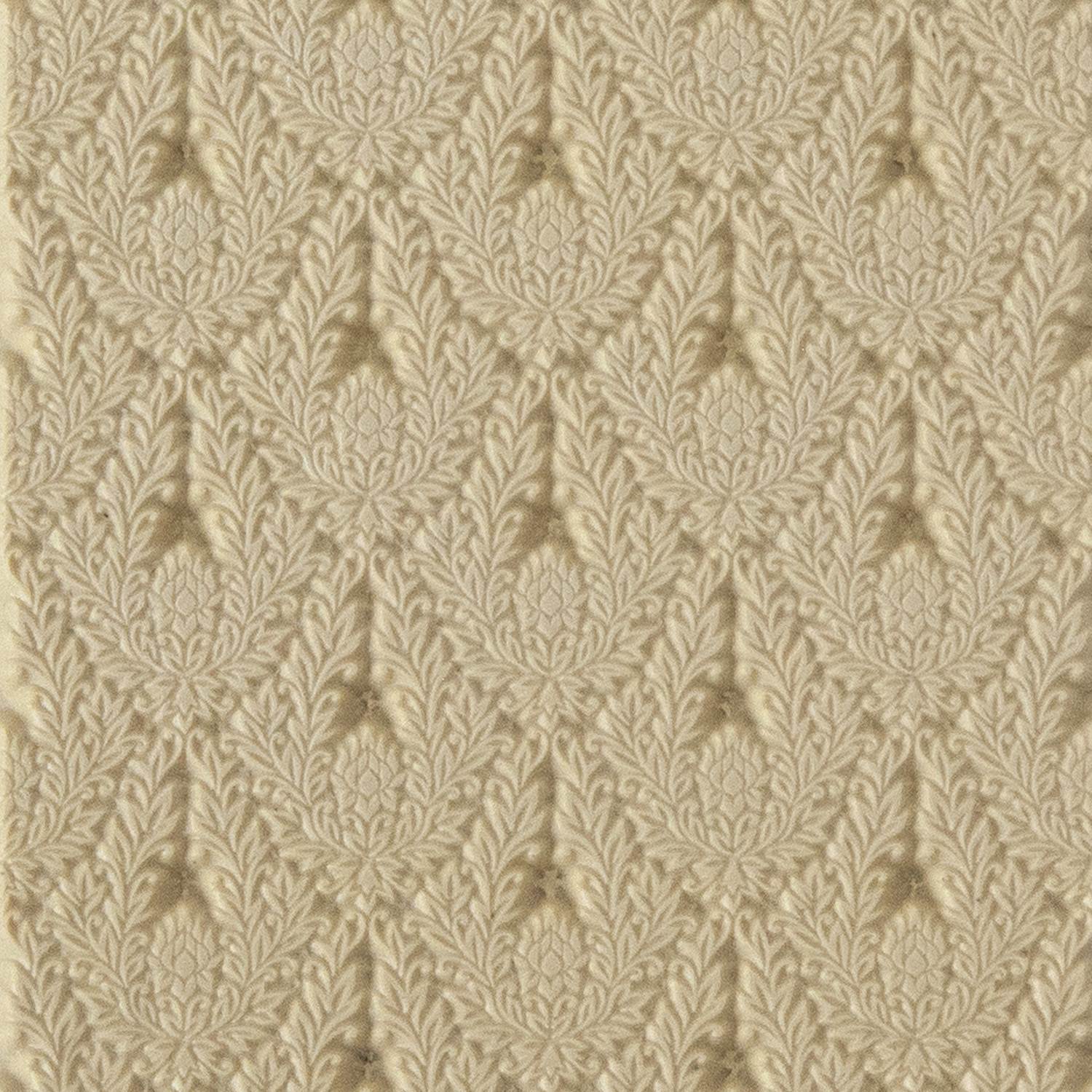 Texture Tile - Blooming Lotus. Beige Texture Tiles are flexible, washable and can be used with any soft clay. Spritz with CoolSlip or dust on Dry Powder Release for stick-free impressions when using metal clay and polymer clay.