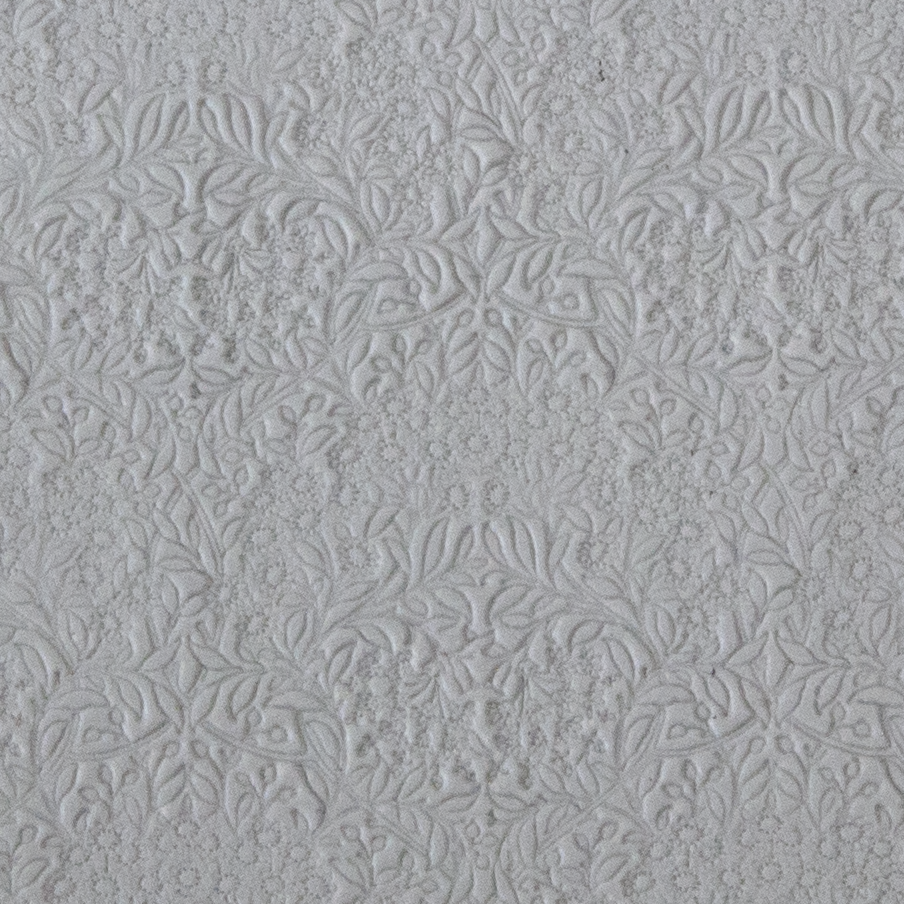 Texture Tile - Queen Anne's Lace sample rolled into clay