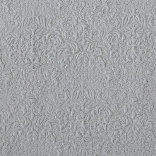 Texture Tile - Queen Anne's Lace sample rolled into clay