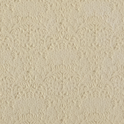 Texture Tile - Queen Anne's Lace. Beige Texture Tiles are flexible, washable and can be used with any soft clay. Spritz with CoolSlip or dust on Dry Powder Release for stick-free impressions when using metal clay and polymer clay.