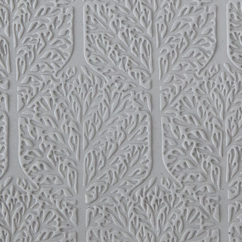 Texture Tile - Lost in the Woods sample rolled into clay