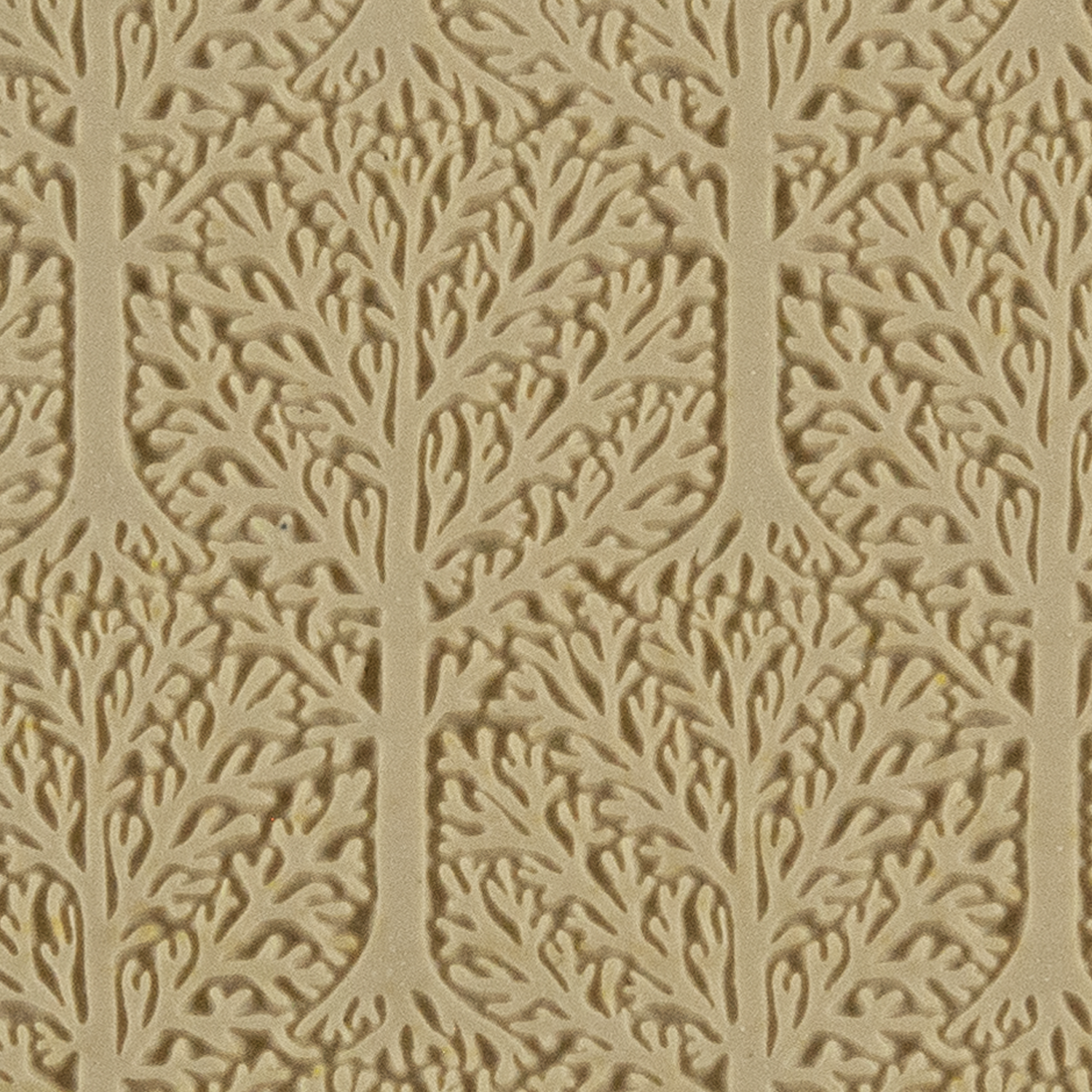 Texture Tile - Lost in the Woods. Beige Texture Tiles are flexible, washable and can be used with any soft clay. Spritz with CoolSlip or dust on Dry Powder Release for stick-free impressions when using metal clay and polymer clay.