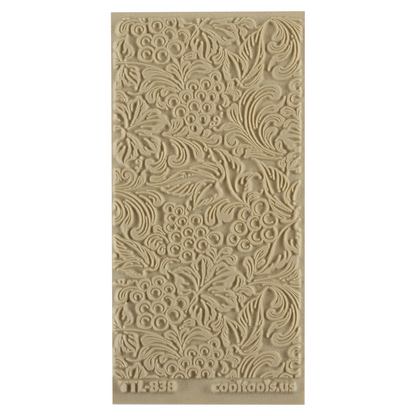 Texture Tile - Tuscany Dreams. Beige Texture Tiles are flexible, washable and can be used with any soft clay. Spritz with CoolSlip or dust on Dry Powder Release for stick-free impressions when using metal clay and polymer clay.