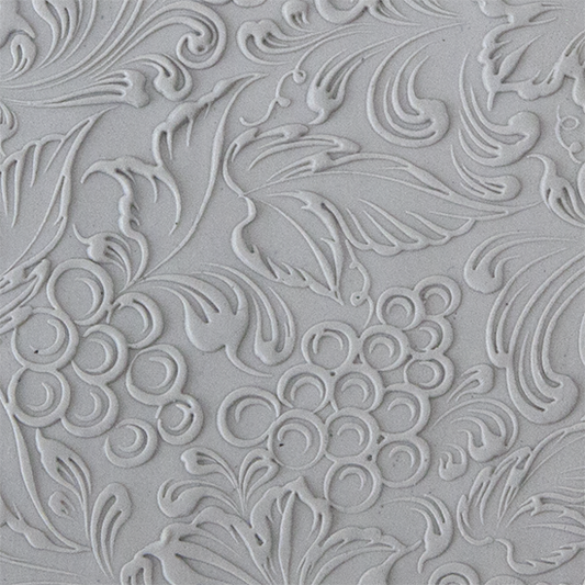 Texture Tile - Tuscany Dreams Embossed sample rolled into clay