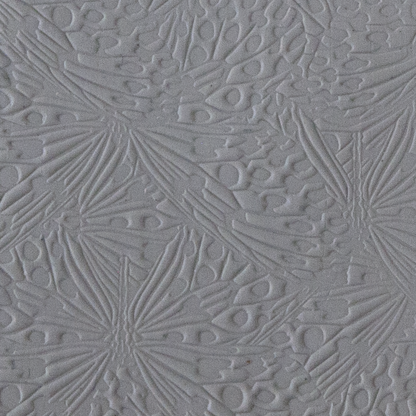 Texture Tile - Butterfly Wings sample rolled into clay