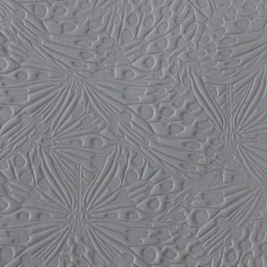 Texture Tile - Butterfly Wings sample rolled into clay