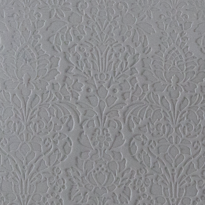 Texture Tile - Victorian Wallpaper sample rolled into clay