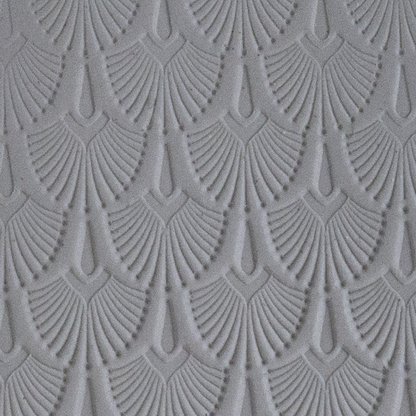 Texture Tile - Mediterranean Lights sample rolled into clay