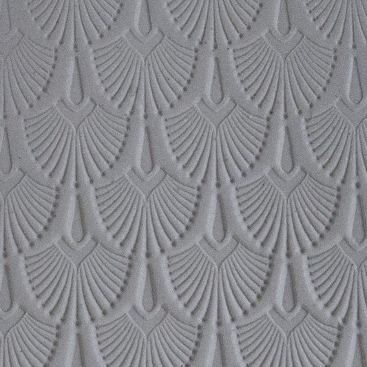 Texture Tile - Mediterranean Lights sample rolled into clay