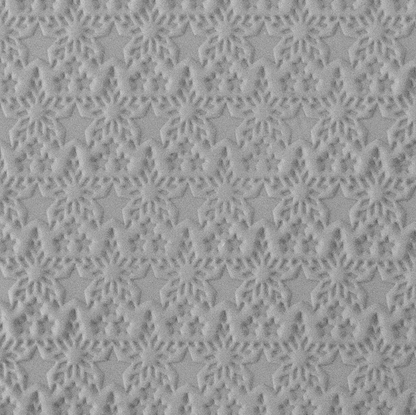 Texture Tile - Stars & Stripes sample rolled into clay
