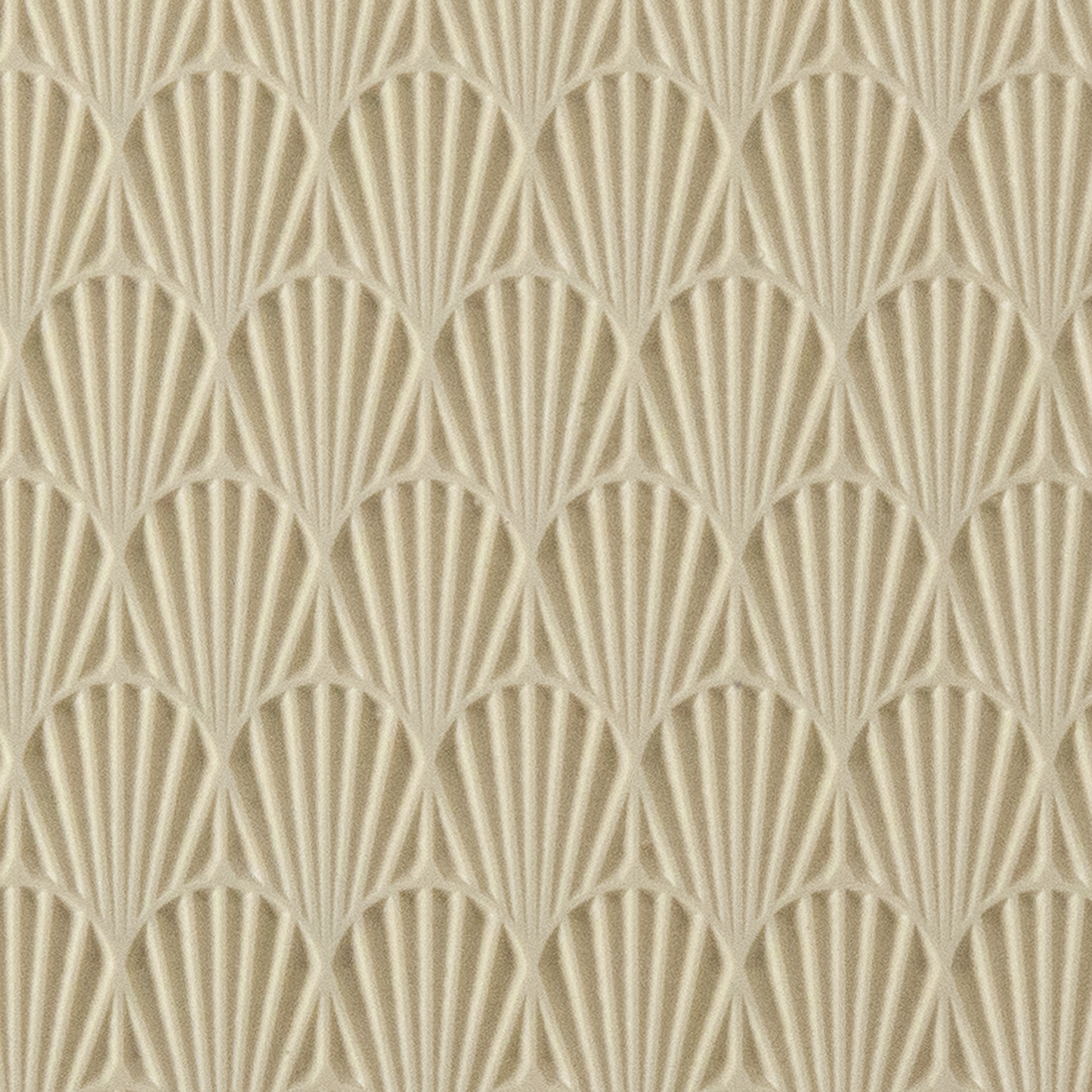 Texture Tile - Deco Shells. Beige Texture Tiles are flexible, washable and can be used with any soft clay. Spritz with CoolSlip or dust on Dry Powder Release for stick-free impressions when using metal clay and polymer clay.