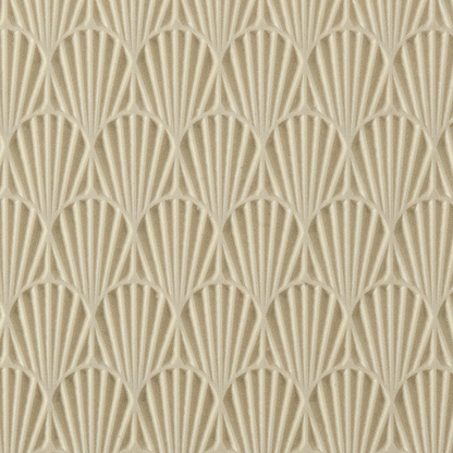 Texture Tile - Deco Shells. Beige Texture Tiles are flexible, washable and can be used with any soft clay. Spritz with CoolSlip or dust on Dry Powder Release for stick-free impressions when using metal clay and polymer clay.