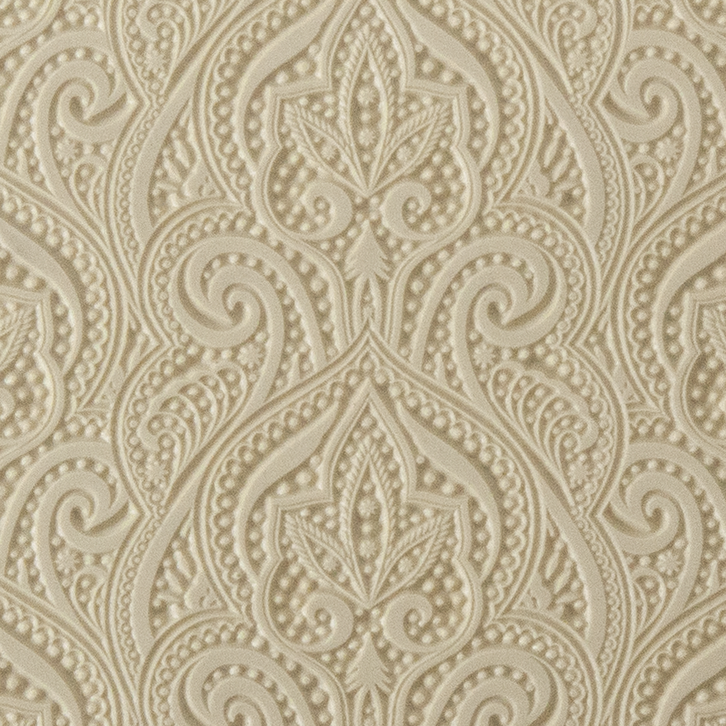 Texture Tile - Henna Symmetry. Beige Texture Tiles are flexible, washable and can be used with any soft clay. Spritz with CoolSlip or dust on Dry Powder Release for stick-free impressions when using metal clay and polymer clay.