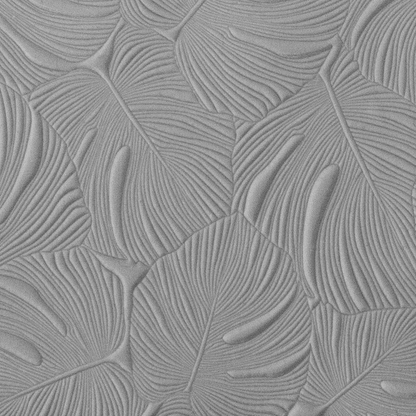 Texture Tile - Monstera sample rolled into clay