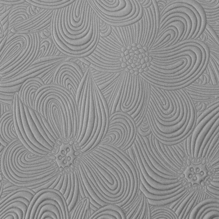 Texture Tile - Whimsy Lines sample rolled into clay