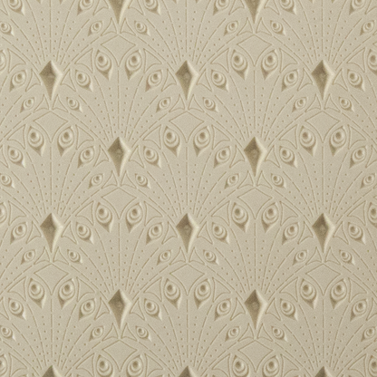 Texture Tile - Deco Drops. Beige Texture Tiles are flexible, washable and can be used with any soft clay. Spritz with CoolSlip or dust on Dry Powder Release for stick-free impressions when using metal clay and polymer clay.