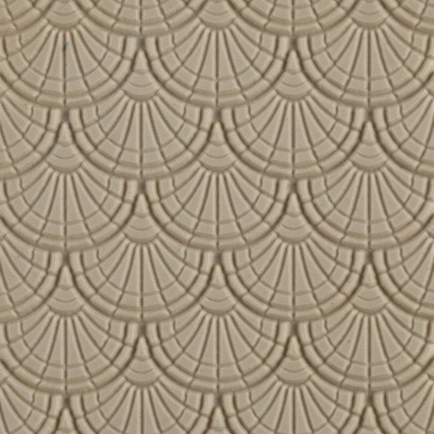 Texture Tile - Stretched Mosaic Mantra. Beige Texture Tiles are flexible, washable and can be used with any soft clay. Spritz with CoolSlip or dust on Dry Powder Release for stick-free impressions when using metal clay and polymer clay.