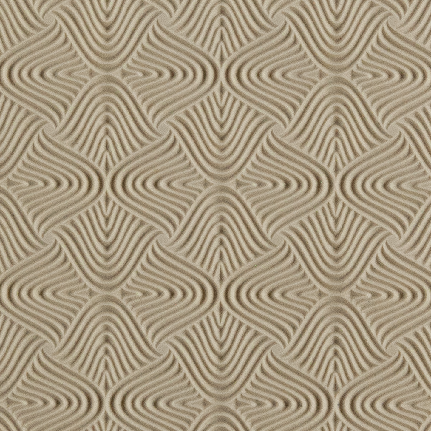 Texture Tile - Woven Illusion. Beige Texture Tiles are flexible, washable and can be used with any soft clay. Spritz with CoolSlip or dust on Dry Powder Release for stick-free impressions when using metal clay and polymer clay.