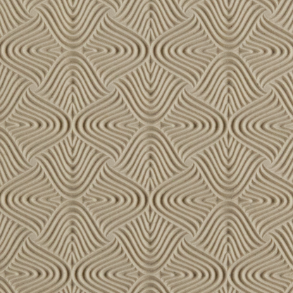 Texture Tile - Woven Illusion. Beige Texture Tiles are flexible, washable and can be used with any soft clay. Spritz with CoolSlip or dust on Dry Powder Release for stick-free impressions when using metal clay and polymer clay.